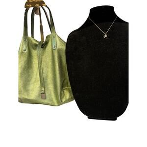 Boo Boo Tiffany Bundle! Tiffany Reversible Green Handbag& Elsa Peretti Starfish
